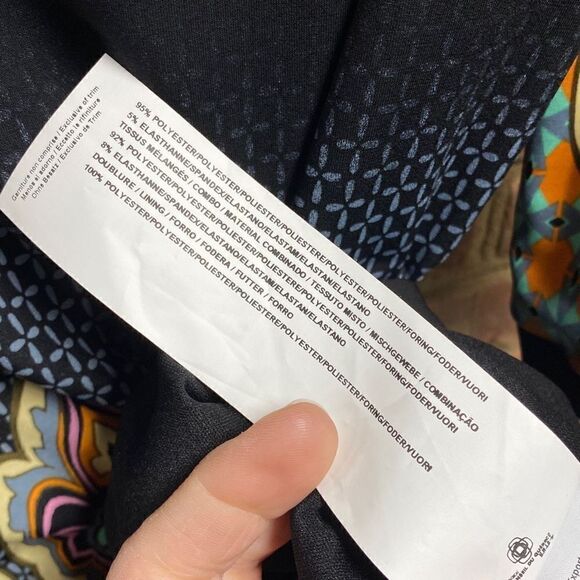 Joseph Ribkoff 3/4 Sleeve Multi Dress Size 14 NEW - Picture 6 of 6